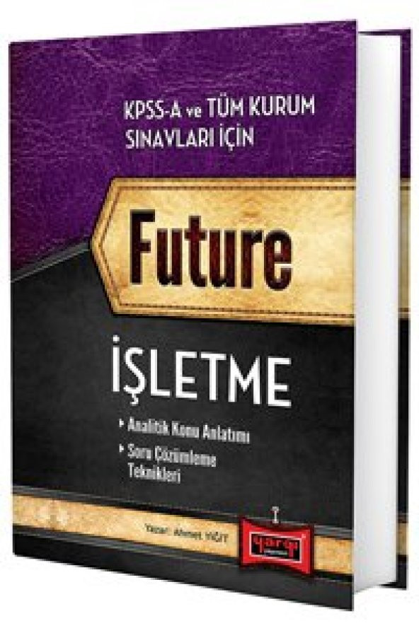 KPSS A Grubu Future İşletme Konu Anlatımlı Yargı Yayınları - 1
