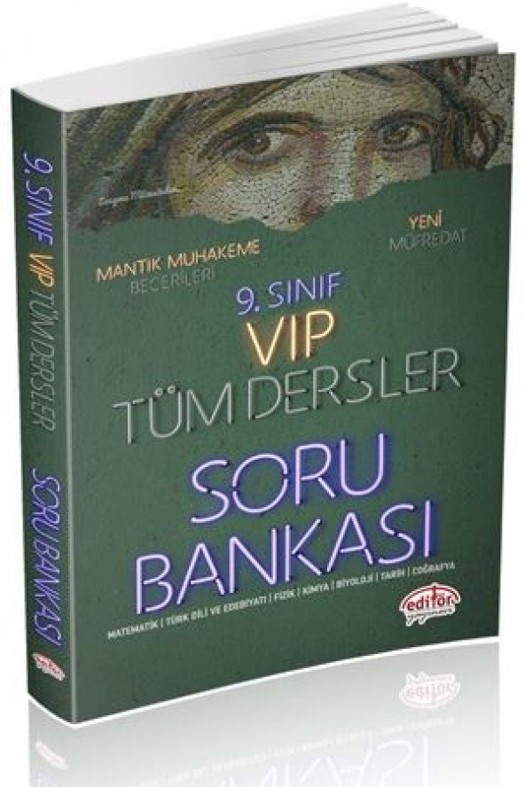 9. Sınıf VIP Tüm Dersler Soru Bankası Editör Yayınları