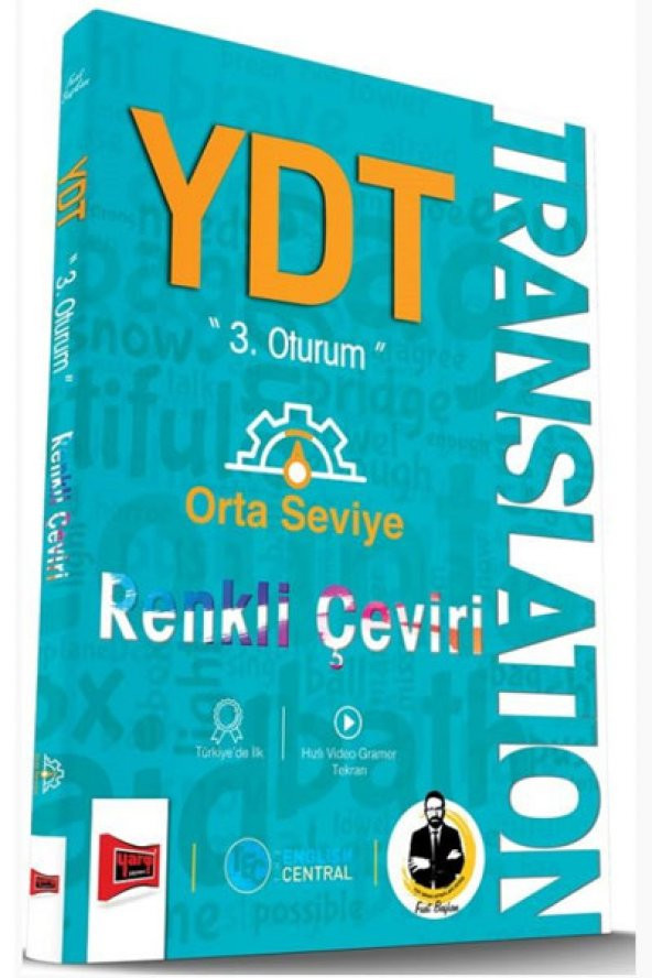 YKS YDT Translation Orta Seviye Renkli Çeviri Yargı Yayınları