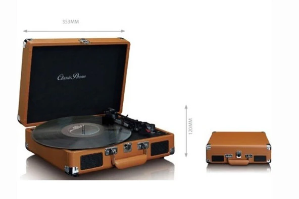 HEDİYELİ Lenco Classic Phono Tt-10 Hoparlörlü Pikap PlakÇalar - 3