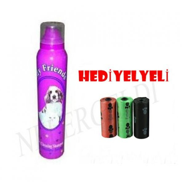 My Friend Kedi Köpek Kuru Temizleme Şampuanı 200ml + HEDİYELİ