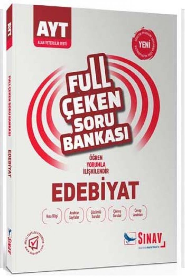 AYT Edebiyat Full Çeken Soru Bankası Sınav Yayınları