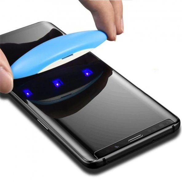 Samsung Galaxy Note 9 Ekran Koruyucu Cam 5D UV Likit Tam Yapışan