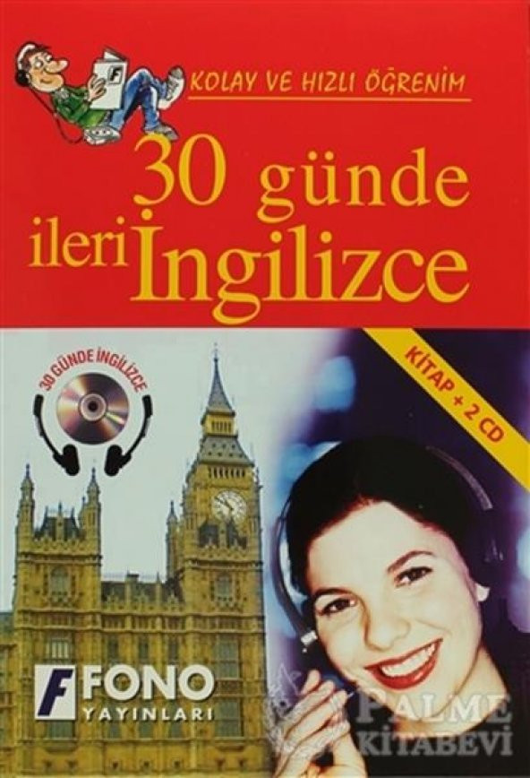 30 Günde İleri İngilizce (kitap + 2 CD) Fono Yayınları