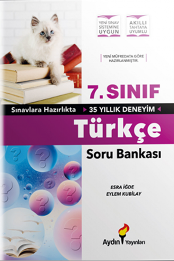 7. Sınıf Türkçe Soru Bankası Aydın Yayınları