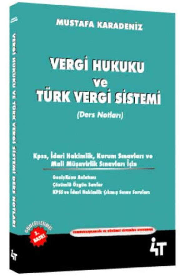 Vergi Hukuk ve Türk Vergi Sistemi