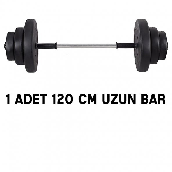 Ecgspor 22 Kg Halter Seti - Deadlift Squat Biceps Triceps Shoulde - 2
