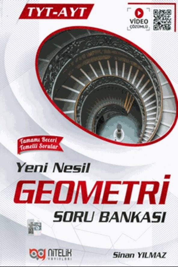 YKS TYT AYT Yeni Nesil Geometri  Tamamı Çözümlü Soru Bankası  NİTELİK Yayınları