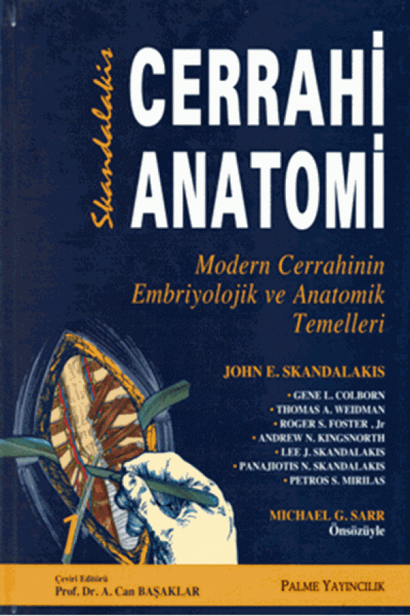 Cerrahi Anatomi 2 Cilt (Skandalakis) Palme Kitabevi