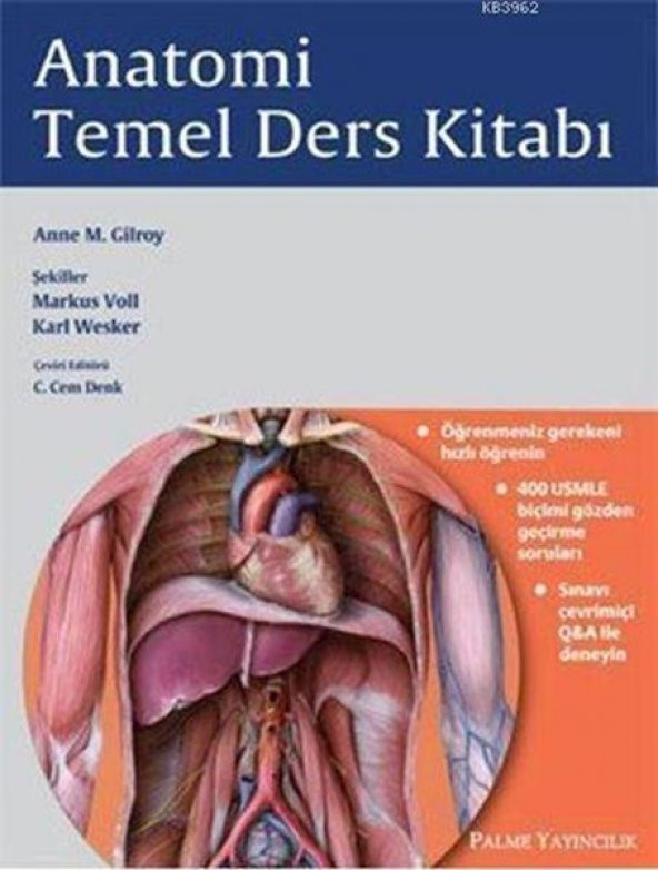 Anatomi Temel Ders Kitabı Palme Kitabevi