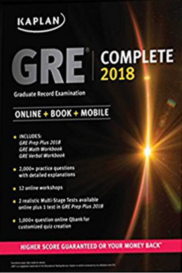 GRE Complete 2018: The Ultimate in Comprehensive Self-Study for G