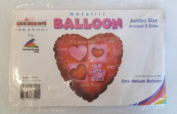 FOLYO BALON KIRMIZI KALP 80CM D.Ü 45
