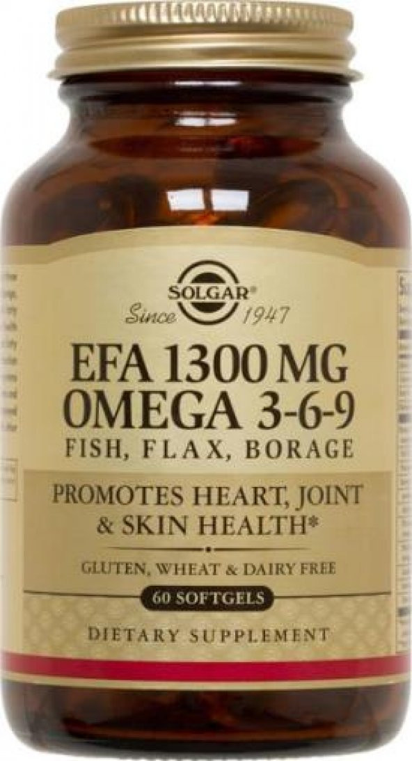 Solgar Omega 3-6-9 Efa 1300 Mg 60 Kapsül