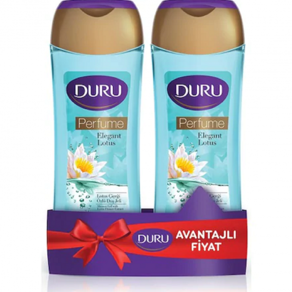 Duru Perfume Elegant Lotus Duş Jeli 450 ml & 450 ml Fırsat Paketi