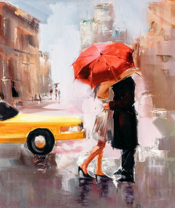 Yağlıboya Figüratif Kanvas Tablo 50 x 70 cm