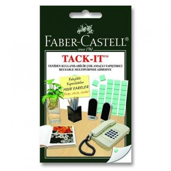 Faber Castell Tack-İt Sakız Yapıştırıcı Hamur Yapıştırıcı 75g. 12