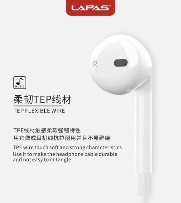 Lapas I6S 3.5mm Stereo Kulaklık - 9