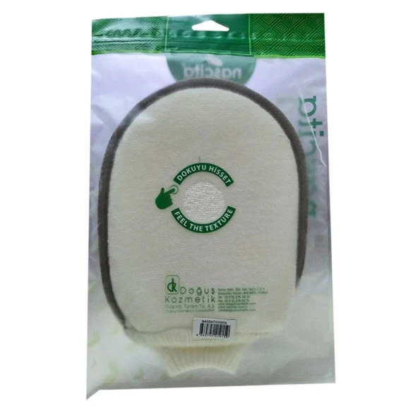 Nascita Kabak Sisal Koton Lifli Lastikli Eldiven Kese 16CMx22CM - 2