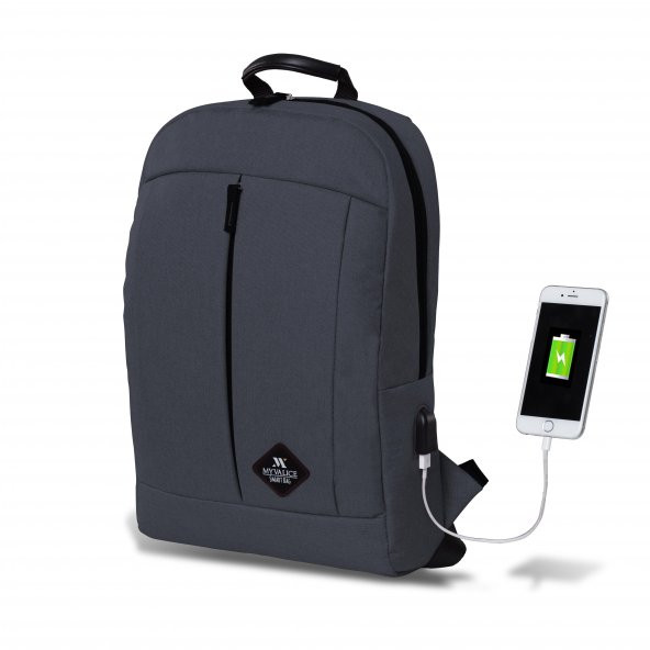 My Valice Smart Bag GALAXY Usb Şarj Girişli Notebook Sırt Çantası - 5
