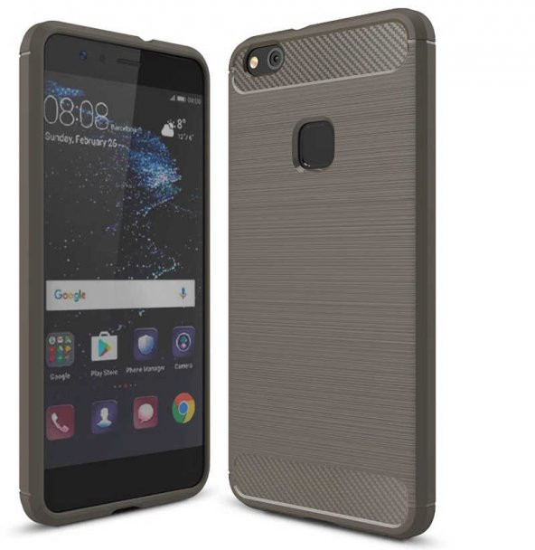 Huawei P10 Lite Kılıf Zore Room Silikon Kapak + Cam Ekran Koruyucu Hediye - 8