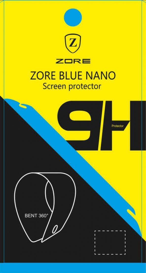 Galaxy J7 Max Zore Blue Nano Screen Protector Temperli Ekran Koruyucu
