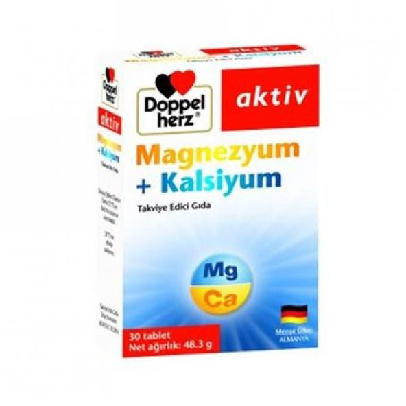 Doppelherz Magnezyum + Kalsiyum 30 Tablet
