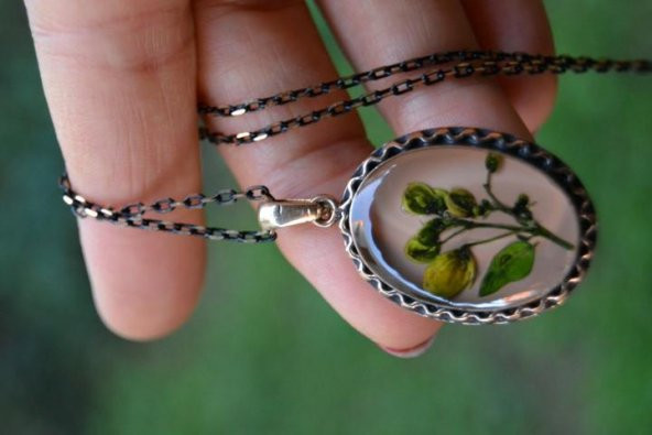 STONEAGE JEWELLERY Kuru Çiçek Bayan Kolye - 4