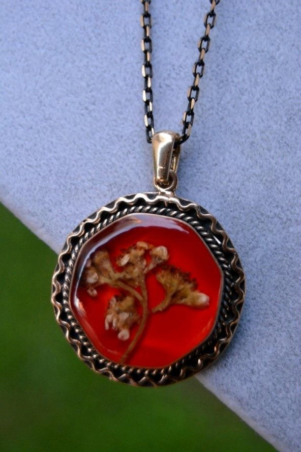 STONEAGE JEWELLERY Kuru Çiçek Bayan Kolye - 2