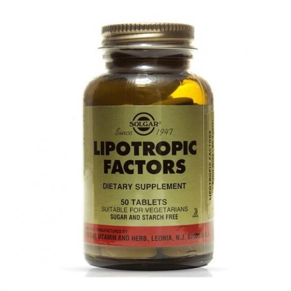 Solgar Lipotropic Factors 50 Tablet
