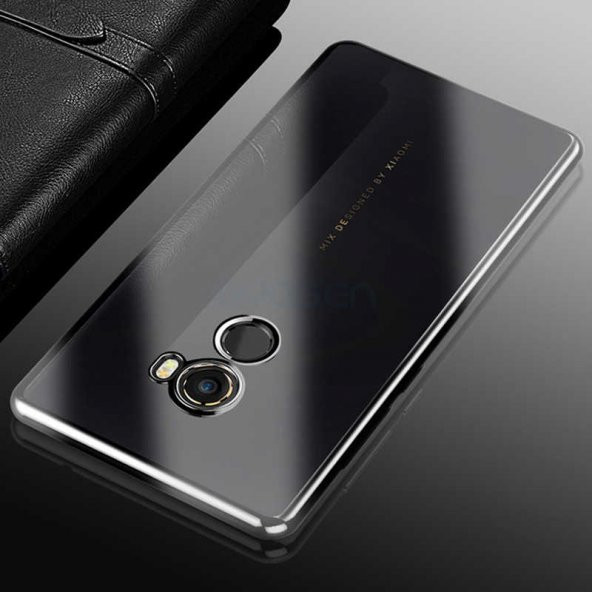 Xiaomi Mi Mix Kılıf Süper Silikon Kapak + Cam Ekran Koruyucu Hediye - 10