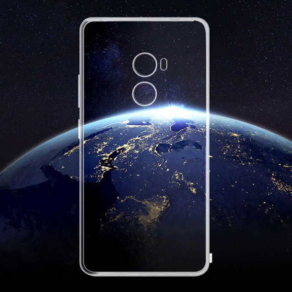 Xiaomi Mi Mix Kılıf Süper Silikon Kapak + Cam Ekran Koruyucu Hediye - 12