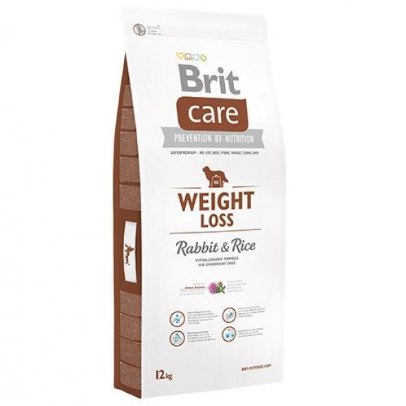 Brit Care Weight Loss Tavşanlı Yetişkin Köpek Maması 12 Kg