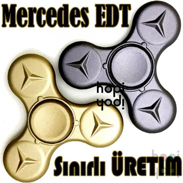 Mercedes EDT Metal Stres Çarkı Hand Spinner Tek Rulmanlı - 1