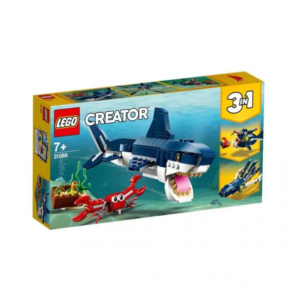 Lego Creator Derin Deniz Yaratıkları Eğitici Zeka Geliştiren Oyuncak