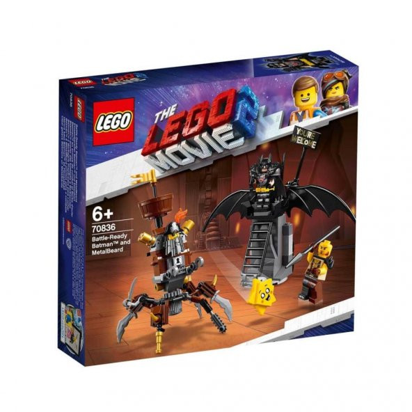 Lego Movie 2 Savaşa Hazır Batman ve MetalSakal Eğitici Zeka Ve Beceri Geliştiren Oyuncak