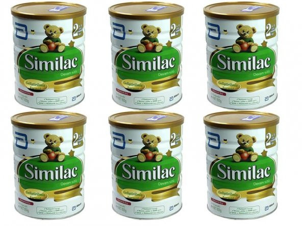 Similac 2 Numara 850 Gr Bebek Maması 6lı Paket