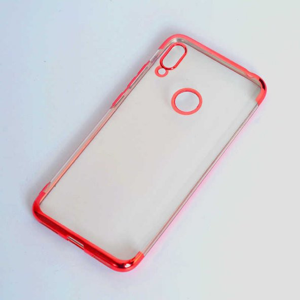 Huawei Honor 8A Y6 2019 Kılıf Zore Dört Köşeli Lazer Silikon Kapak + Cam Ekran Koruyucu Hediye - 10