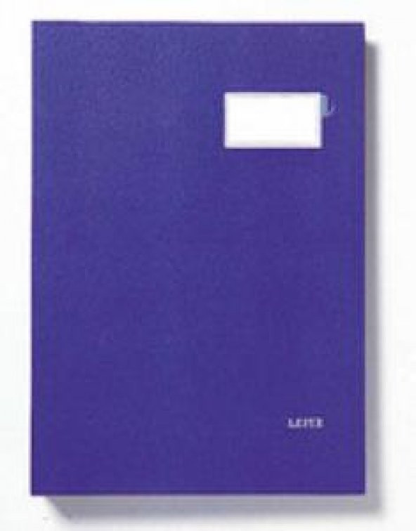 Leitz 5700 Pls.Kapaklı İmza Dosyası 20Sf Mavi