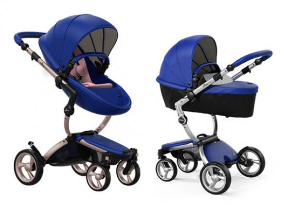 Mima Xari İkili Sistem Portbebeli Bebek Arabası-Royal Blue