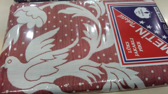 Yatak Örtüsü Pike 195x235, sergilik ve örtünmerlik, 100 pamuktur - 2