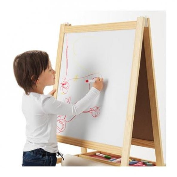IKEA Mala Yazı Tahtası Çift Yönlü Ayaklı Çizim Tahtası 3104 - 3