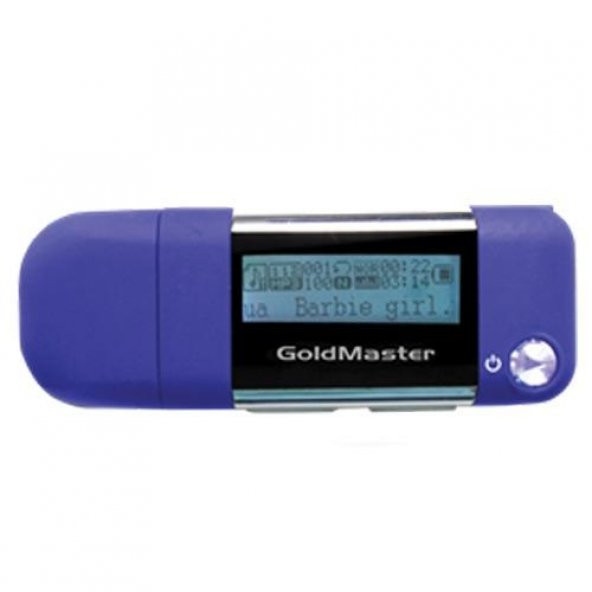 OUTLET Goldmaster Mp3-102 2 GB MP3 Çalar Mavi ENT