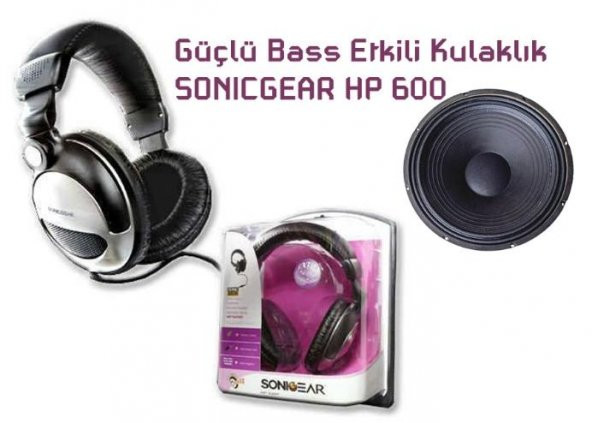 SONICGEAR HP600 Superbass Video/Music Kulaklık