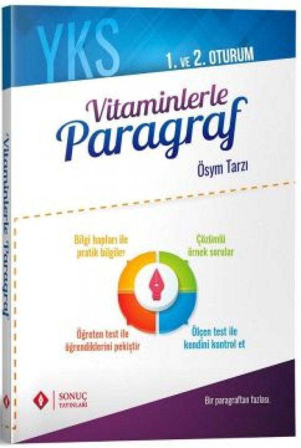 Sonuç Yks Vitaminlerle Parağraf 1. Ve 2. Oturum