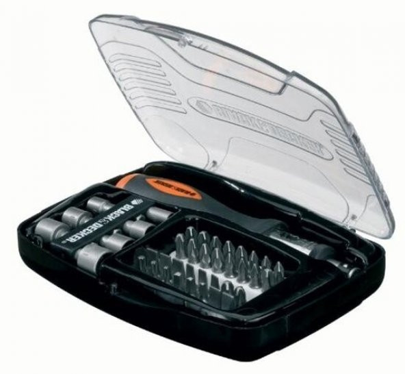 Black Decker A7062 40 Parça Cırcırlı Tornavida Seti - 1