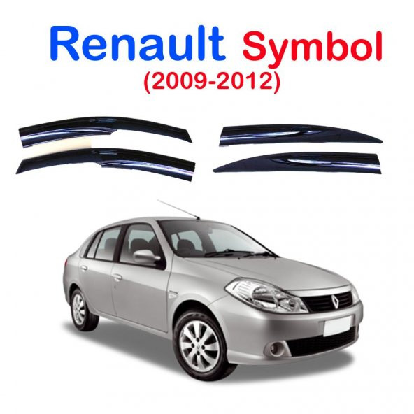 Renault Sembol (2009-2012) Cam Rüzgarlığı Avant Tip (4Lü Set)