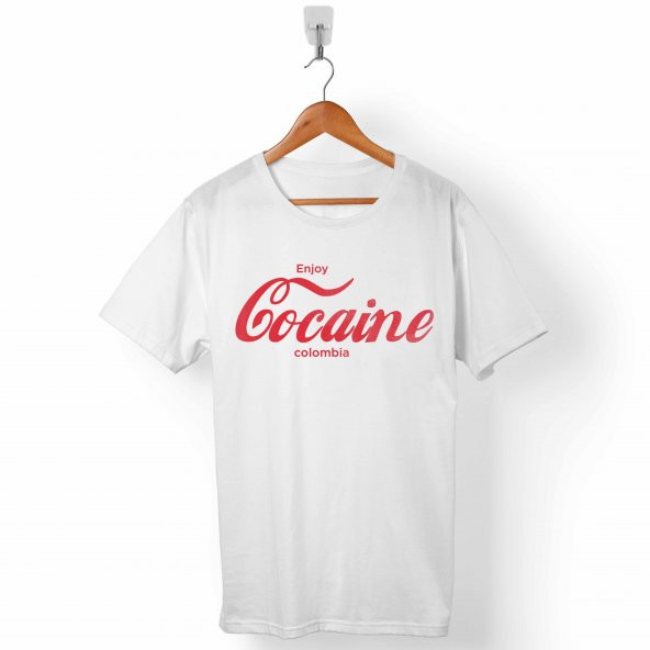 ENJOY COCAINE KOKAİN COCA COLA ERKEK TİŞÖRT - 2
