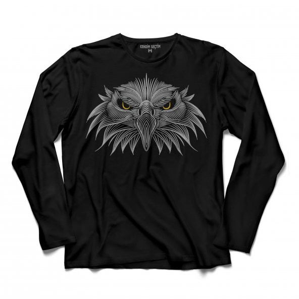 KARA KARTAL BLACK EAGLE BEŞİKTAŞ ÇİZGİLİ UZUN KOLLU TİŞÖRT