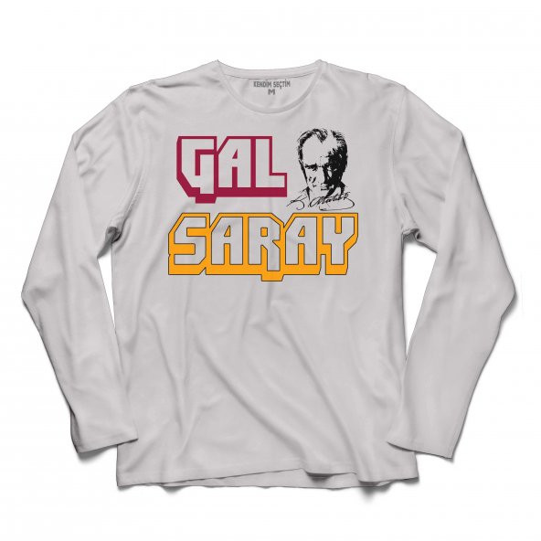 MUSTAFA KEMAL ATATÜRK GALATASARAY ATA GS 1905 UZUN KOLLU TİŞÖRT - 2