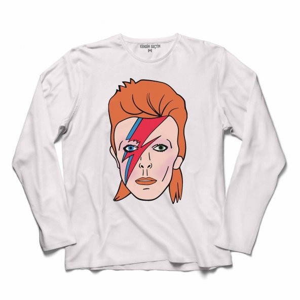 DAVID BOWIE BLACKSTAR BLACK STAR UZUN KOLLU TİŞÖRT - 2